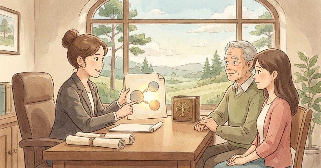 Can retirement accounts be split into inherited accounts for each beneficiary instead of being paid into the trust, and what happens if the plan won’t allow that? nc