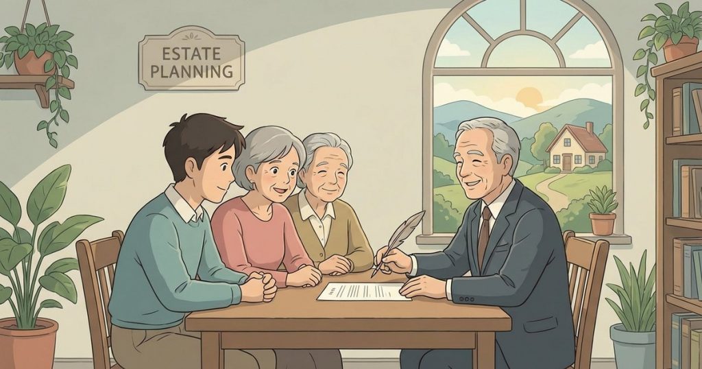 How do I set up a life estate deed so a parent can keep living in the home but the property transfers to the children later? nc