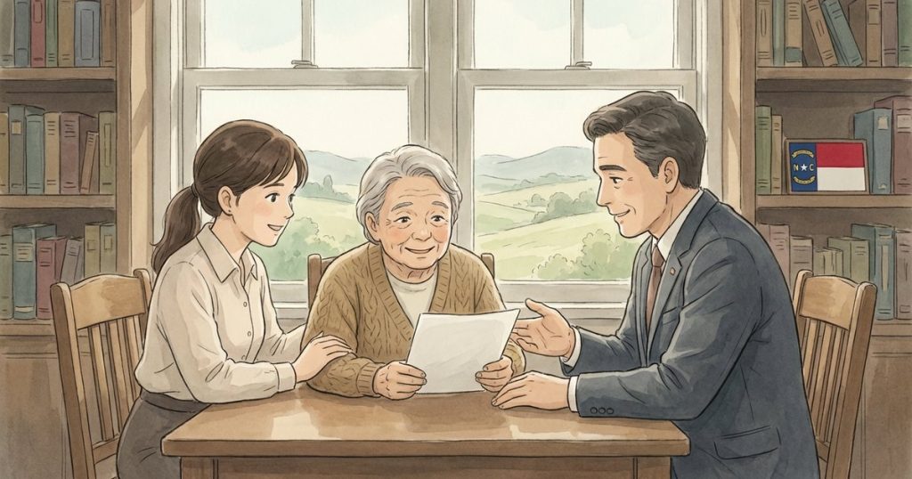 What can I do if I think a sibling is pressuring my parent to sign a power of attorney or other documents? nc