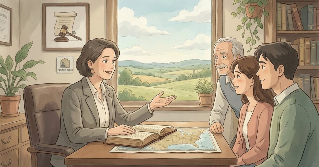 How do I know whether I am legally considered an owner or heir with an interest in inherited land? nc