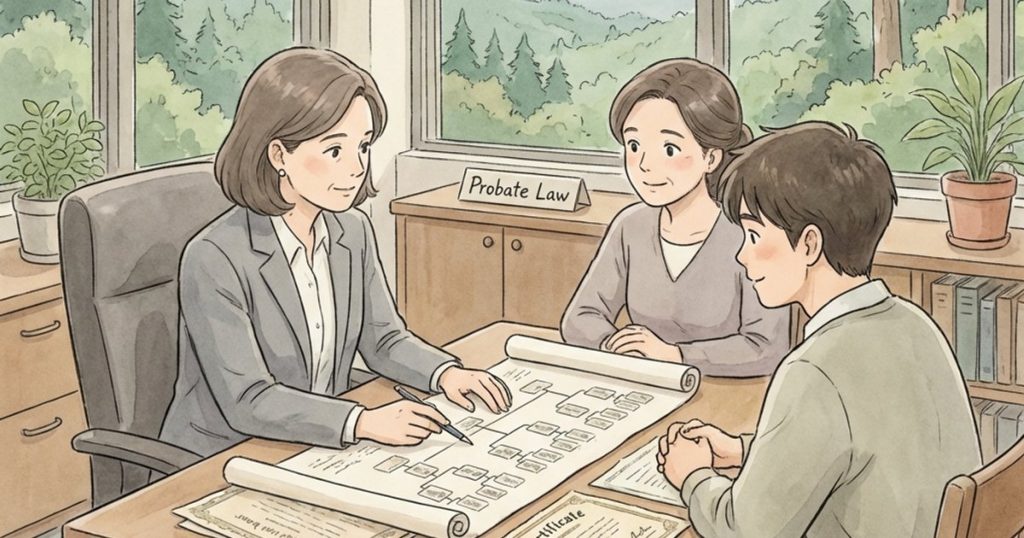 How do I find out who the legal heirs are if relatives I’ve never met are coming forward? nc