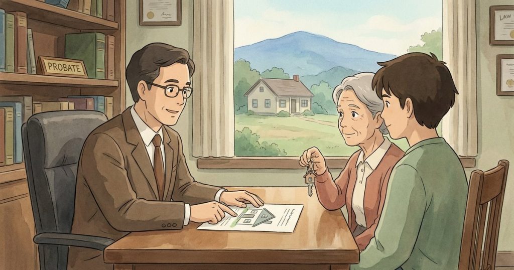 If the surviving spouse has lifetime rights to live in the house, what happens to my share if they move out or try to sell the property? NC