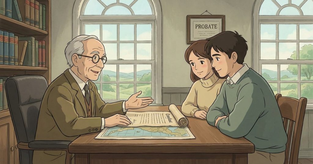 How do we find out whose name is on the deed and whether the house has to go through probate? NC