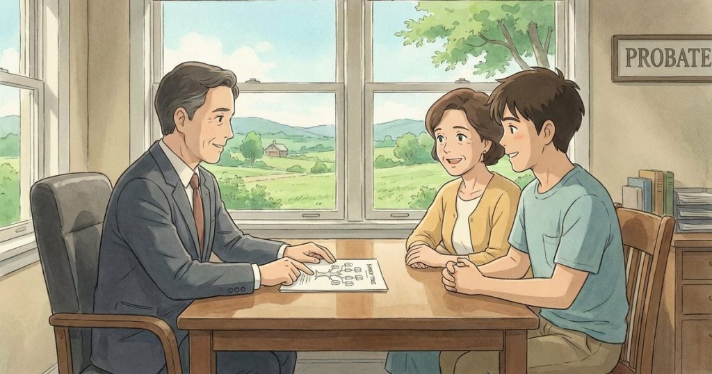 If someone dies without a will, who inherits their house when they don’t have biological children and never legally adopted their stepchildren? NC