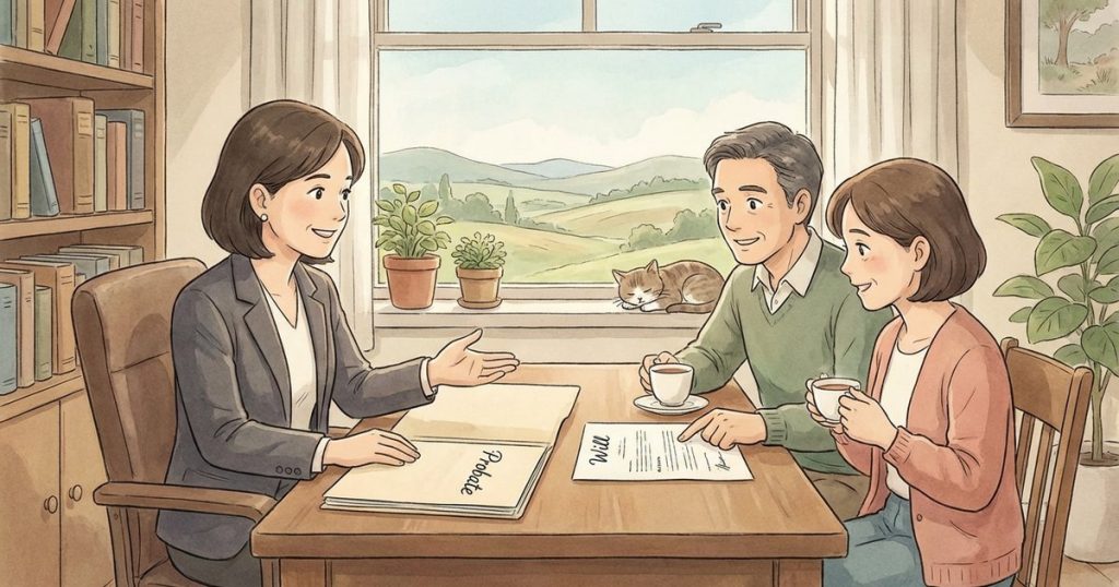 What can I do if I am named in the will but do not have control over the estate administration? NC