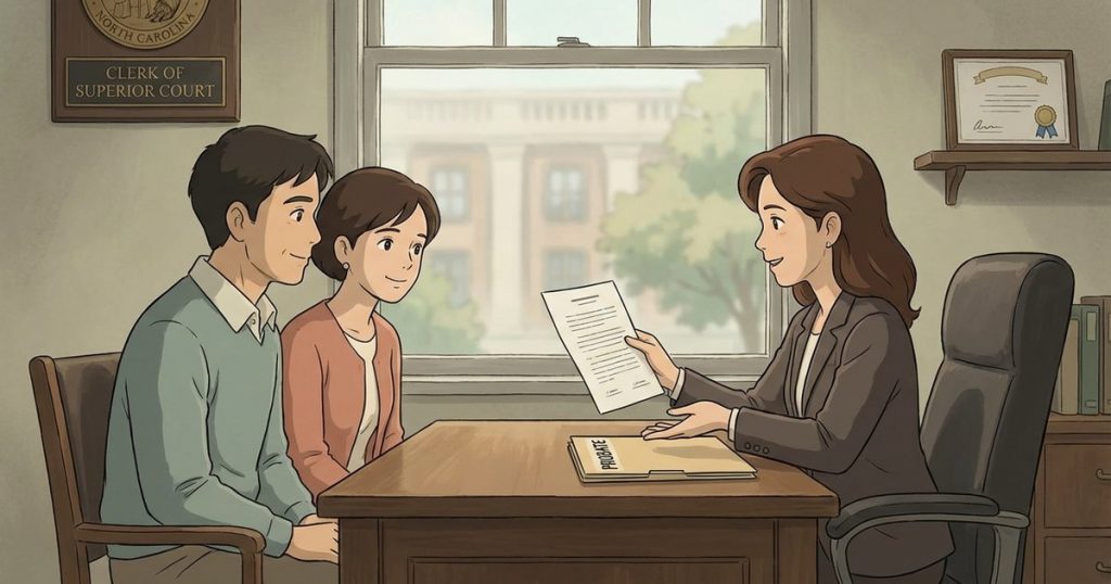 What happens if an estate filing is submitted without a death certificate? NC