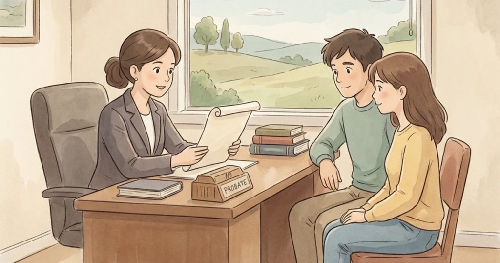 What does it mean when someone applies for letters and opens a probate case? NC