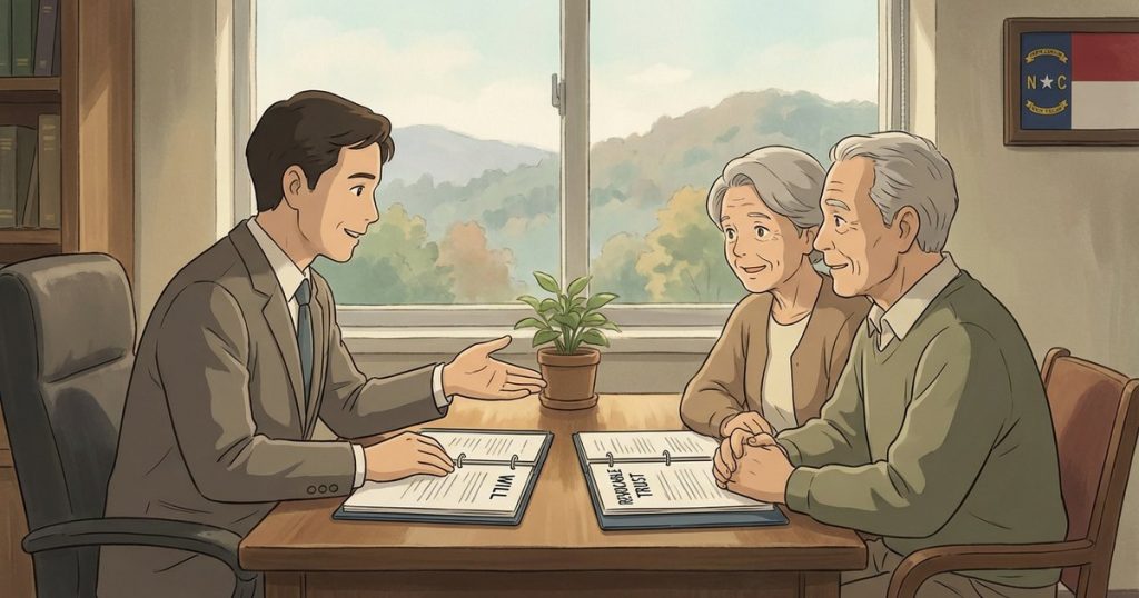 Can I have both a revocable trust and a will as part of my estate plan? NC