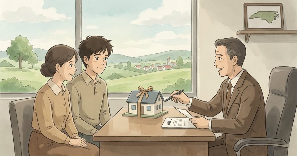 What happens if a will leaves a house directly to one beneficiary instead of dividing it among everyone? NC