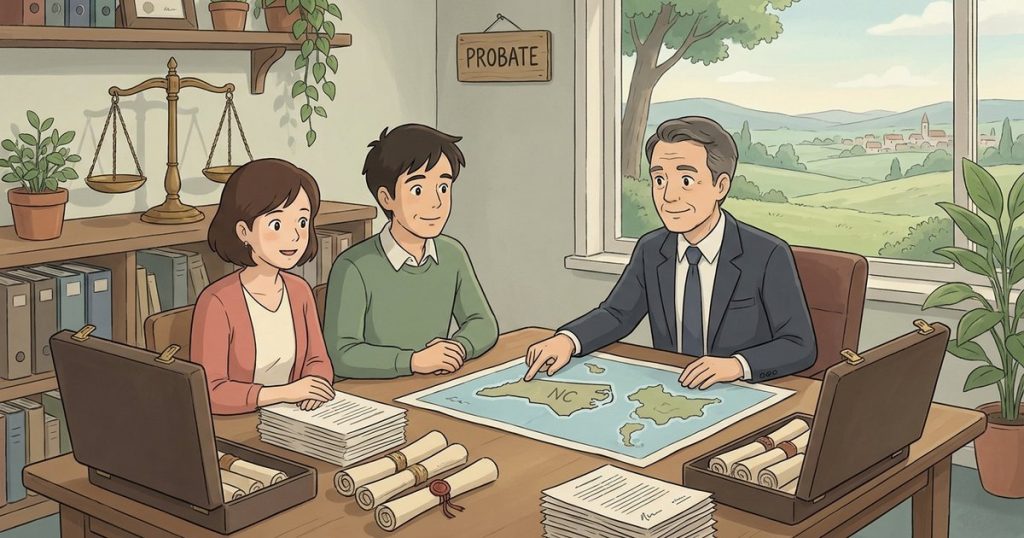 How do attorneys coordinate when an estate has issues in more than one state? NC