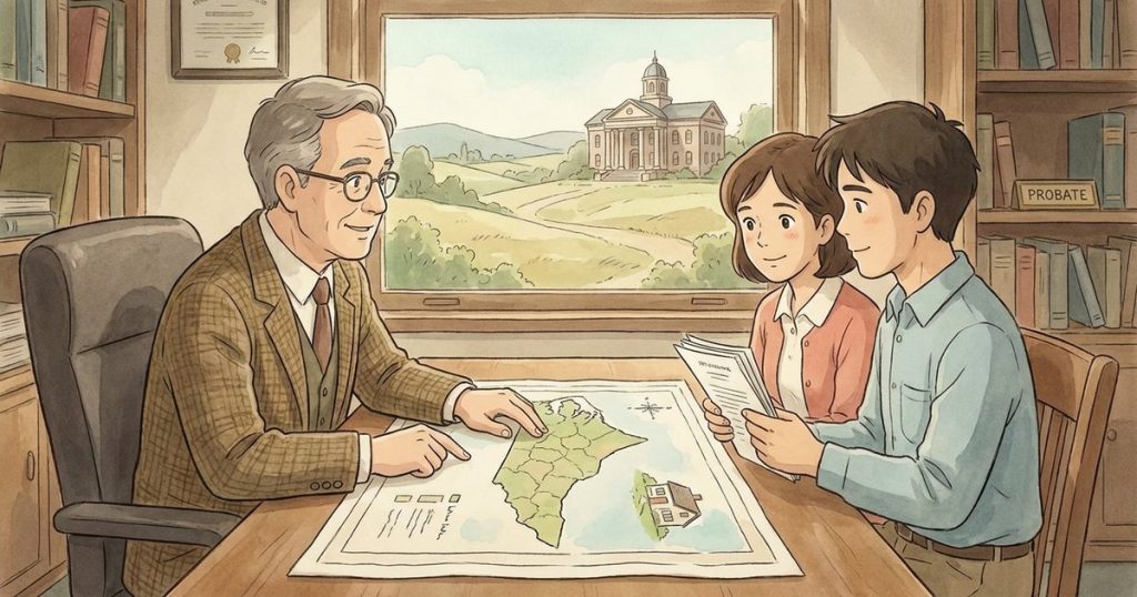 How do I file certified copies of a will and probate papers in another jurisdiction where the decedent owned real property? NC
